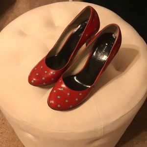 Marc Jacobs Red Polka Dot Heels